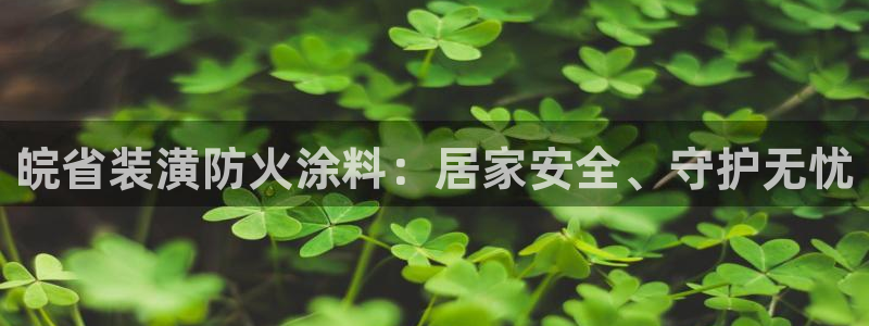 和记 首页：皖省装潢防火涂料：居家安全、守护无忧