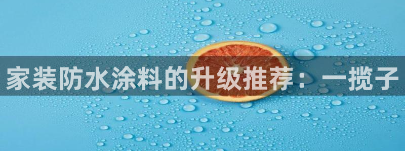 和记官网首页：家装防水涂料的升级推荐：一揽子