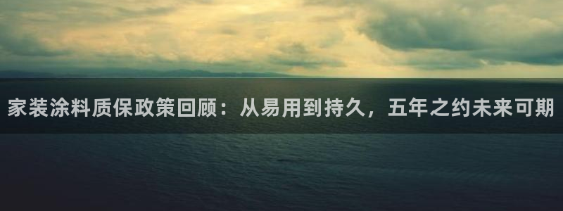 和记官网首页：家装涂料质保政策回顾：从易用到持久，五年之约未来可期